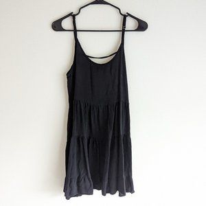 Black Baby Doll Strap Dress